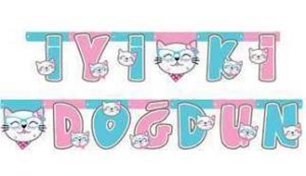 FLAMA İYİKİ DOĞDUN MISS CAT 1 ADET - Image 1