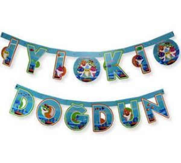 BABY SHARK İYİKİ DOĞDUN SET 1 ADET - Image 1