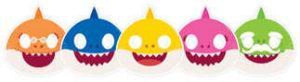 BABY SHARK MASKE 6 ADET - Image 1
