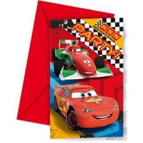 CARS DAVETİYE 6 ADET - Image 1