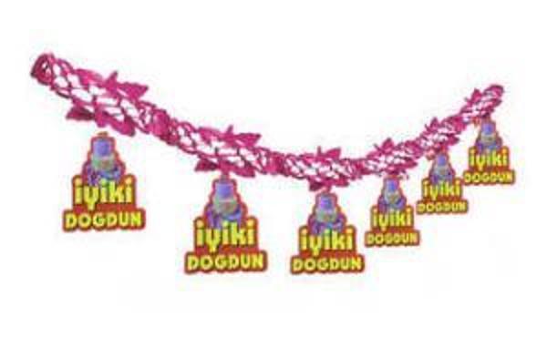 FLAMA İYİKİ DOĞDUN PEMBE SET 1 ADET - Image 1