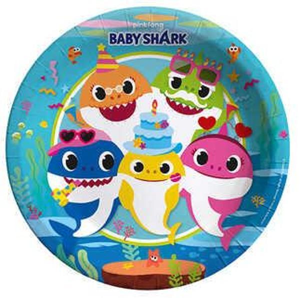 BABY SHARK TABAK 8 ADET - Image 1