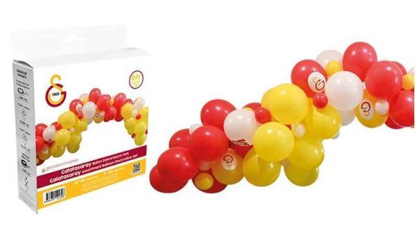 BALON DEKORANSYONU 3LÜ SET GALATASARAY SET 70'Lİ - Image 1