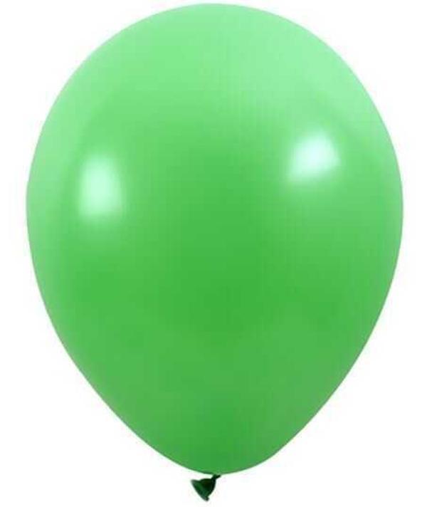 BALON DÜZ 12 İNC ÇİMEN YEŞİLİ 100 ADET - Image 1