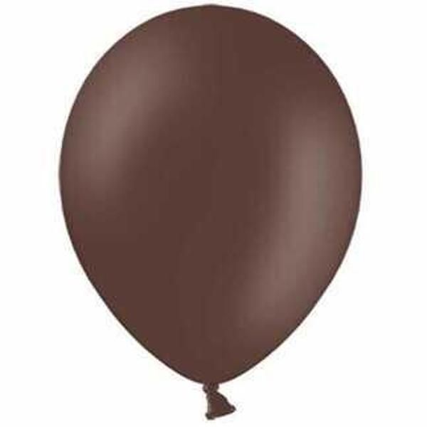 BALON DÜZ 12 İNC KAHVERENGİ 100 ADET - Image 1