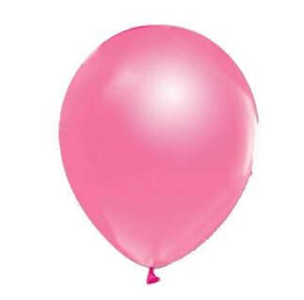 BALON DÜZ 12 İNC PEMBE 100 ADET - Image 1