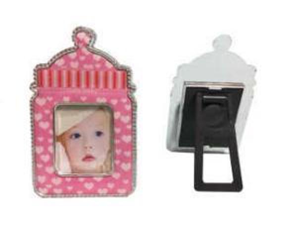 ÇERÇEVE BİBERON MAGNETLİ PEMBE 1 ADET - Image 1