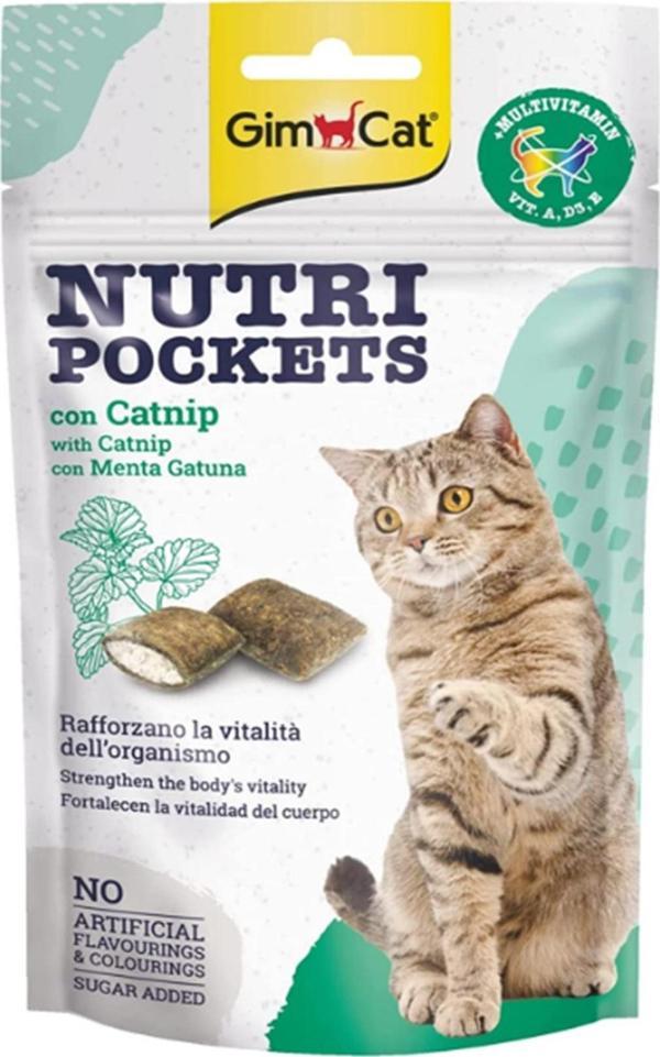 Gimcat Nutripockets Kedi Otu Multivitamin Kedi Ödülü 60 Gr - Image 1