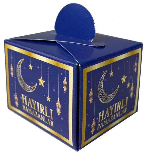 LOKUMLUK KARTON KUTU HAYIRLI RAMAZANLAR 25 ADET - Image 1
