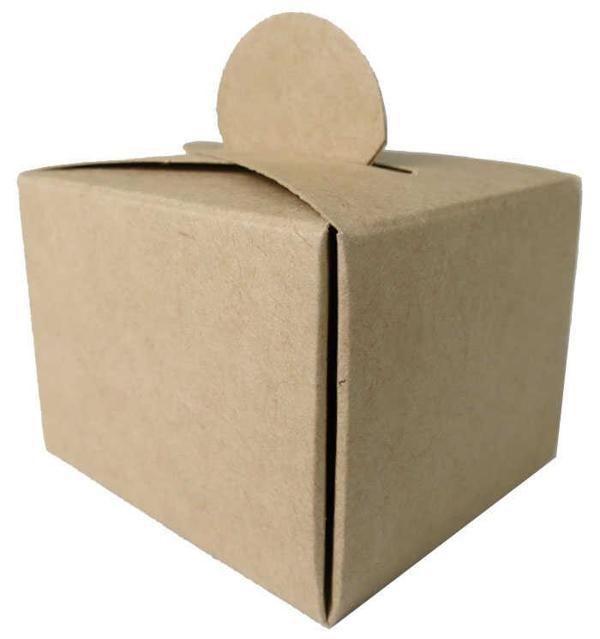 LOKUMLUK KARTON KUTU KRAFT NATUREL 25 ADET - Image 1