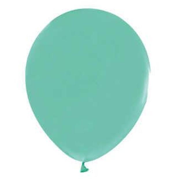 BALON DÜZ PASTEL(MAKARON BALON) SUYEŞİLİ 100 ADET - Image 1