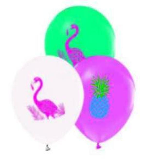 BALON FLAMINGO PASTELRENKLER 100 ADET - Image 1