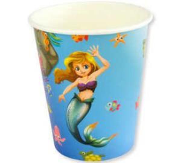 BARDAK DENİZ KIZI KARTON 8OZ 8 ADET - Image 1