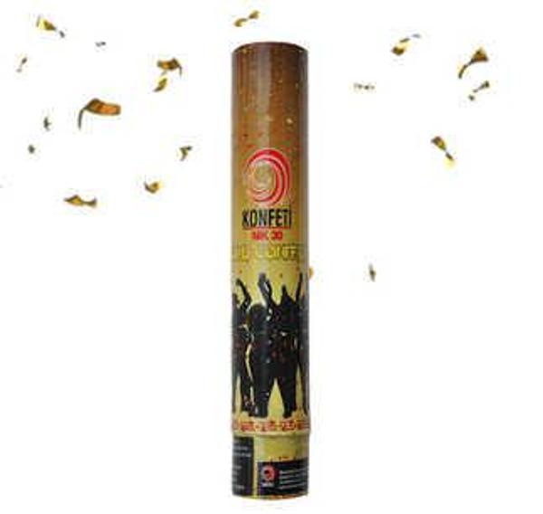 KONFETİ ALTIN 30 CM 1 ADET - Image 1