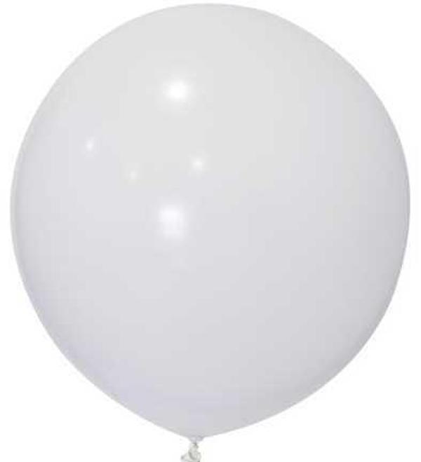 BALON JUMBO DÜZ 24 İNC BEYAZ 3 ADET - Image 1