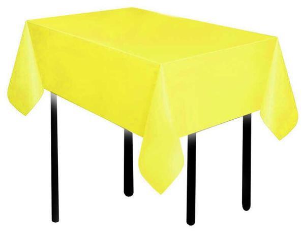 MASA ÖRTÜSÜ DÜZ YERLİ 137X183 CM SARI 1 ADET - Image 1