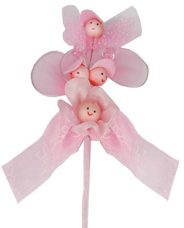 ÇİÇEK HAZIR ÜRÜN SÜSLENMİŞ PEMBE 1 PAKET - Image 1