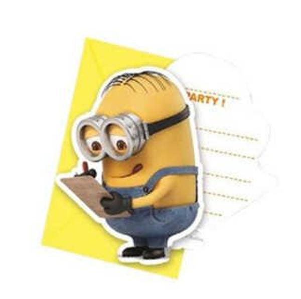 MINIONS DAVETİYE 6 ADET - Image 1