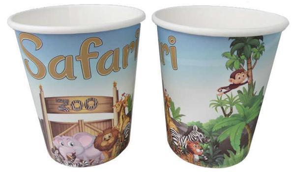 BARDAK KARTON SAFARİ ZOO 8 OZ 8 ADET - Image 1