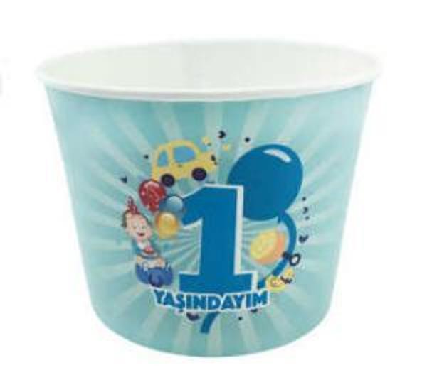MISIR CİPS KUTUSU 1750CC 1 YAŞINDAYIM MAVİ 8 ADET - Image 1