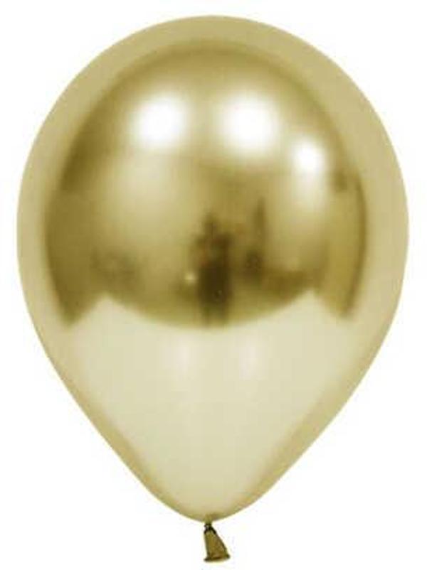 BALON KROM PARLAK 12 İNC ALTIN 50 ADET - Image 1