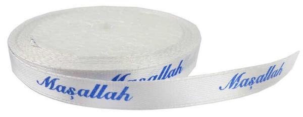 KURDELA SATEN MAŞALLAH 1 CM 10 MT 1 ADET - Image 1