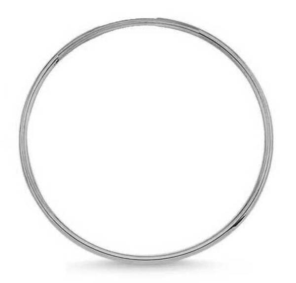 HALKA ALYANS METAL 5 CM GÜMÜŞ 25 ADET - Image 1
