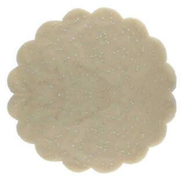 ORGANZE TAŞLI TÜL KOYU KREM 24 CM 100 ADET - Image 1