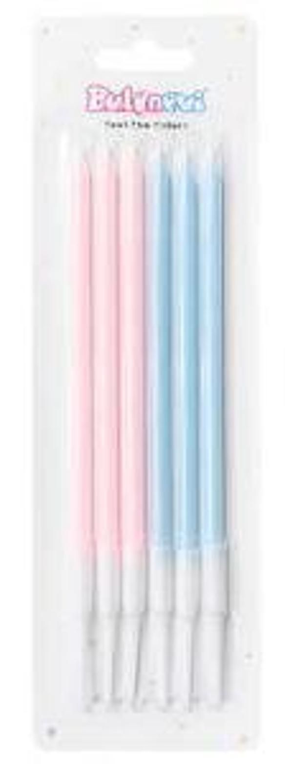 MUM CİNSİYET BELİRLEME PEMBE MAVİ 6 ADET - Image 1