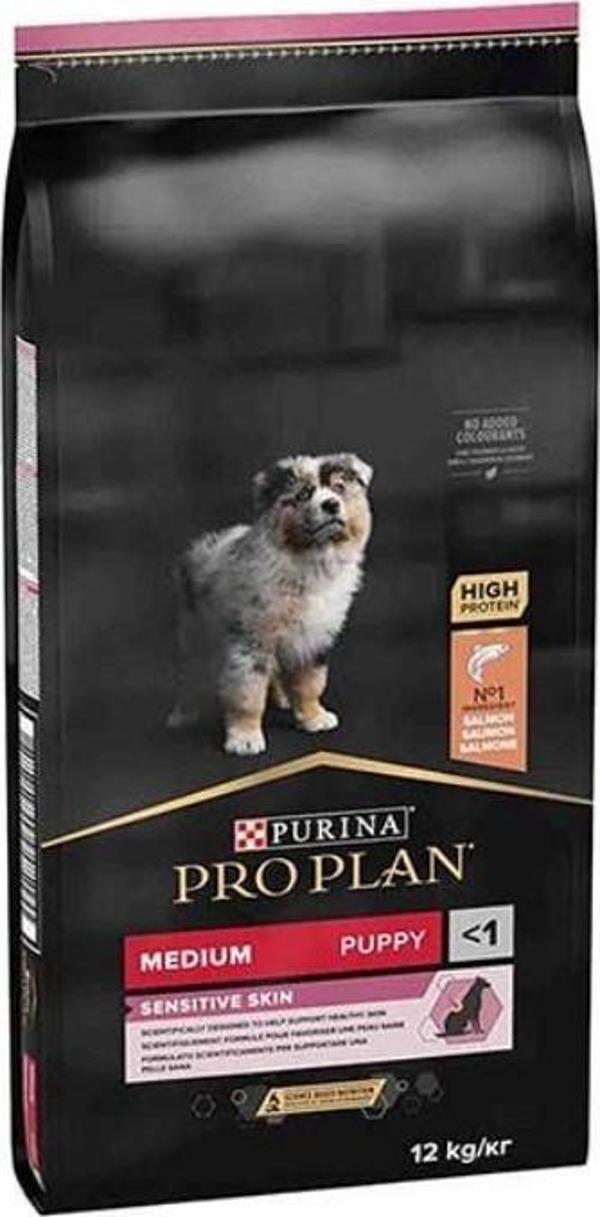 Pro Plan Puppy Medium Senstive Somonlu Yavru Köpek Maması 12 Kg - Image 1