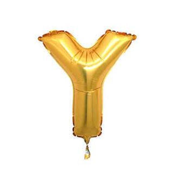 FOLYO BALON HARF Y ALTIN 16 INC(40CM) 1 ADET - Image 1