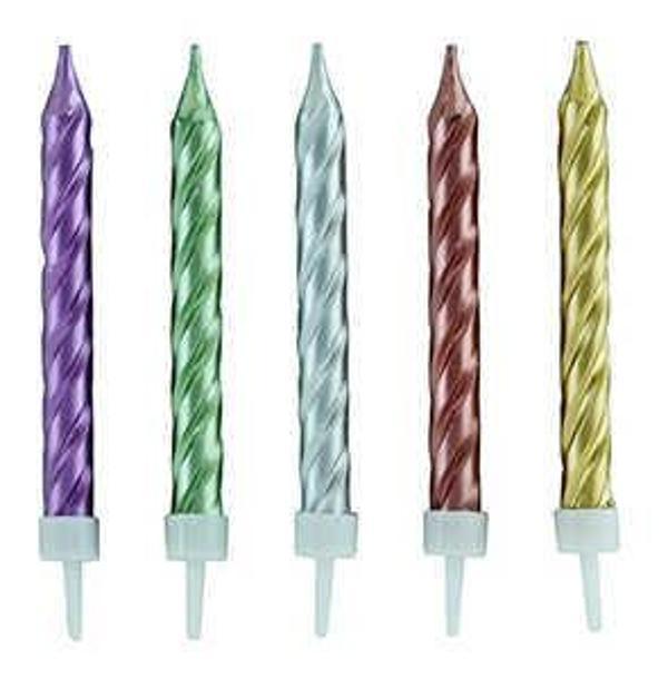 MUM METALİZE KROM RENGARENK 10 ADET - Image 1