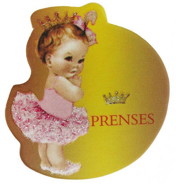 STİCKER ÇOCUK PRENSES PEMBE PK:50-KL:100 - Image 1