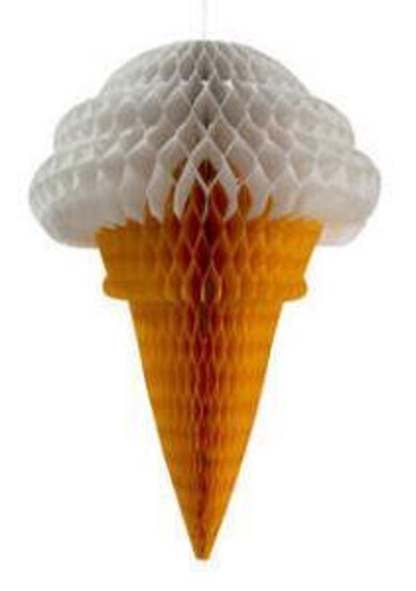 SÜS DONDURMA ORTA BOY BEYAZ 50 cm 1 ADET - Image 1