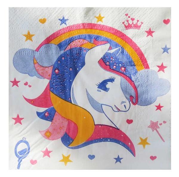PEÇETE UNICORN ÇİÇEKLİ 20 ADET - Image 1
