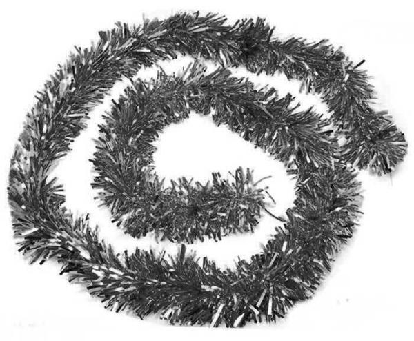 SÜS METALİZE SİM SİYAH 5 CM X1,8 MT 1 ADET - Image 1