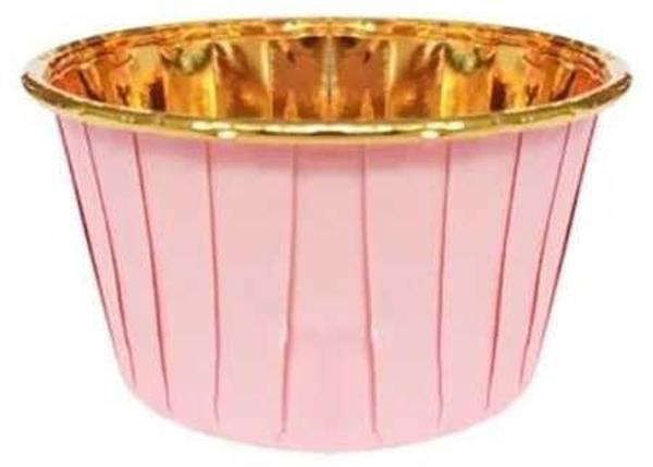 KAP KEK KAPSÜLÜ METALİZE PEMBE 25 ADET - Image 1
