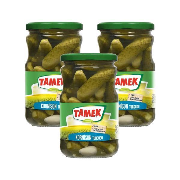 Tamek Kornişon Turşusu 350 gr x 3 Adet - Image 1