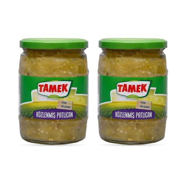 Tamek Közlenmiş Patlıcan 520 gr Cam Kavanoz x 2 Adet - Image 1