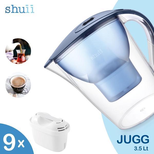 Jugg I Su Arıtma Sürahisi + 9 adet Filtre I Pure+ ve Maxtra+ Filtreleri ile Uyumlu - Image 1