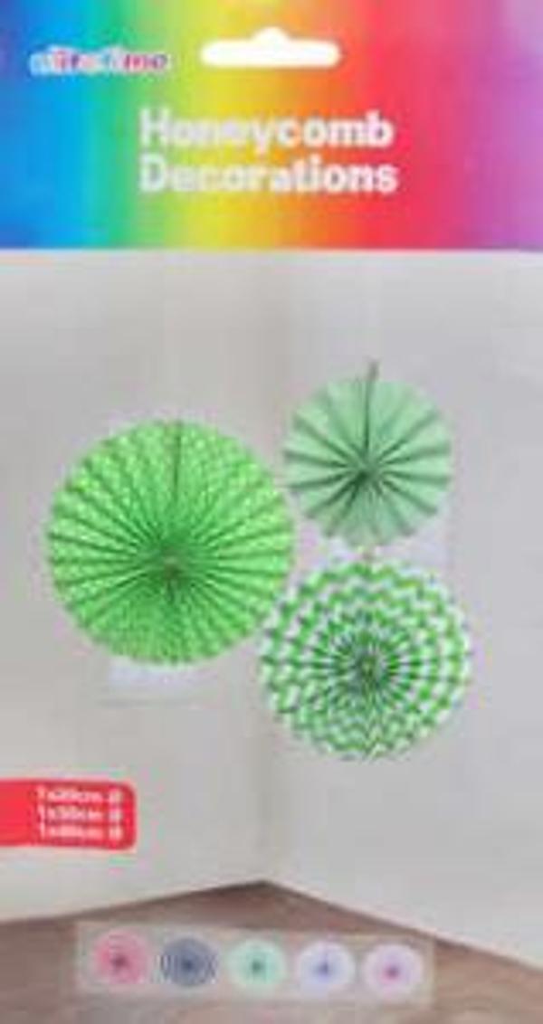 SÜS YELPAZE YEŞİL 3'LÜ SET 1 PAKET - Image 1