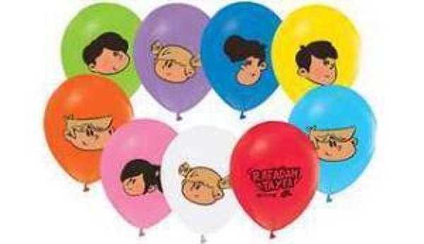 RAFADAN TAYFA BALON PASTEL 100 ADET - Image 1