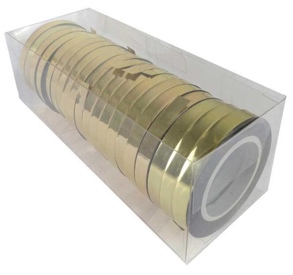 RAFYA METALİZE ALTIN 25 MT 8 MM 1 RULO - Image 1