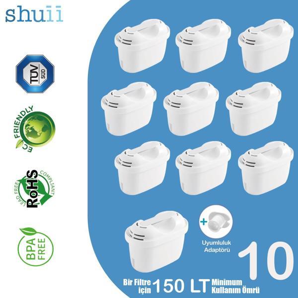 Pure+ I Su Arıtma Filtresi (10 Adet Filtre ) I Shuii Jugg ve Brita Maxtra+ ile Uyumlu - Image 1