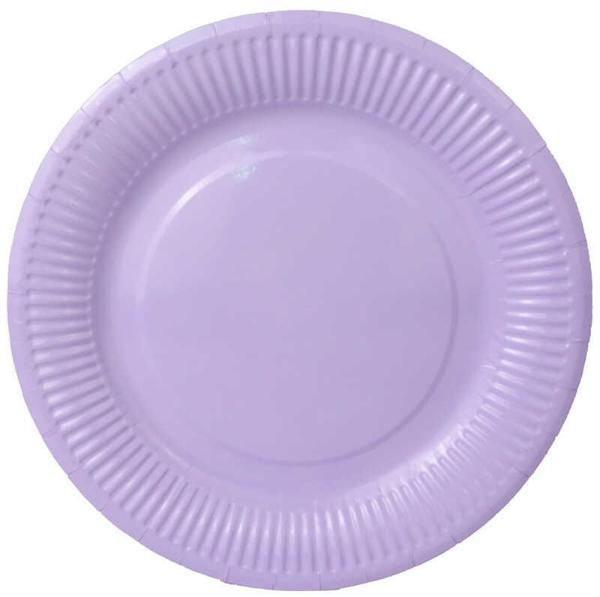 TABAK KARTON MAKARON LİLA 23 CM 8 ADET - Image 1