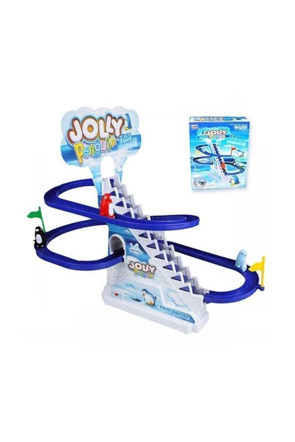 Can Oyuncak Pilli Çılgın Merdivenli Penguenler - Image 1