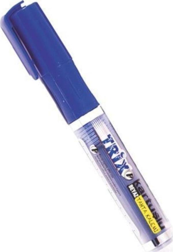 TRİX BEYAZ TAHTA KALEMİ KARTUŞLU MAVİ - Image 1
