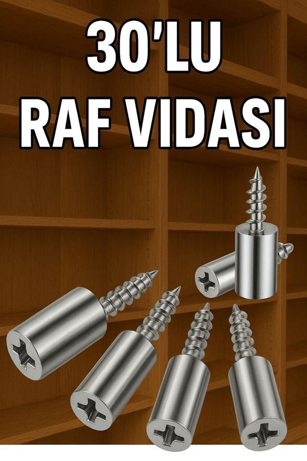 30'lu Raf Destek Vida Seti - Image 1