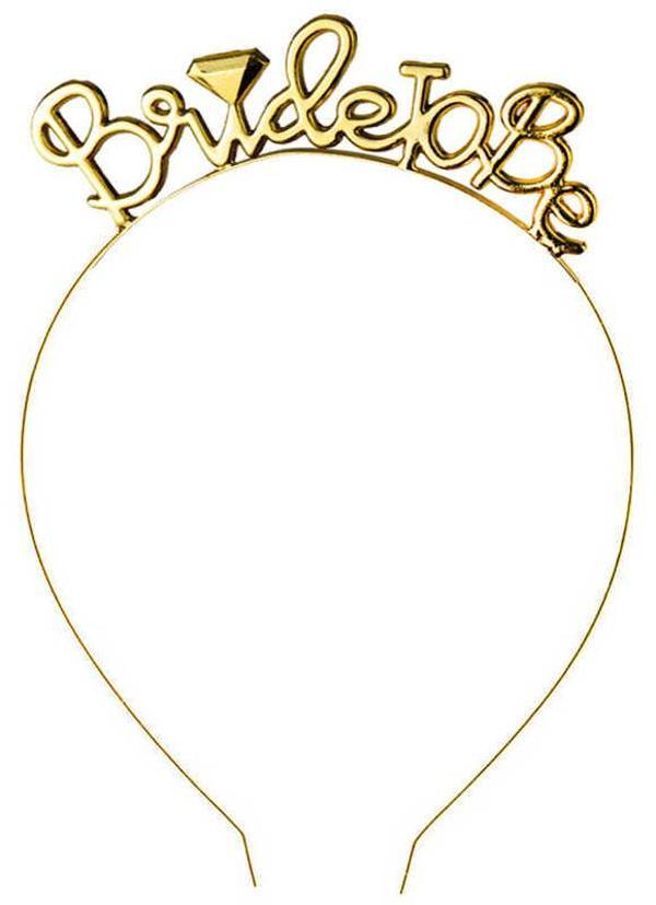 TAÇ BRIDE TO BE METAL ALTIN 1 ADET - Image 1