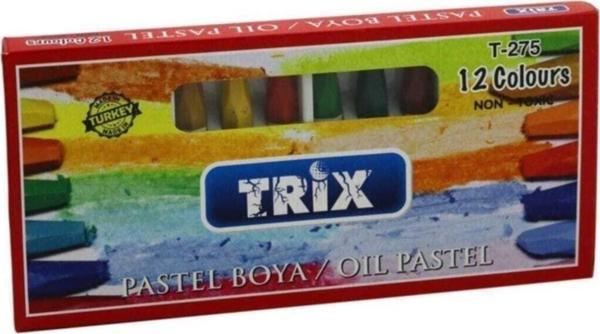 TRİX PASTEL BOYA  KARTON KUTU 12 Lİ - Image 1